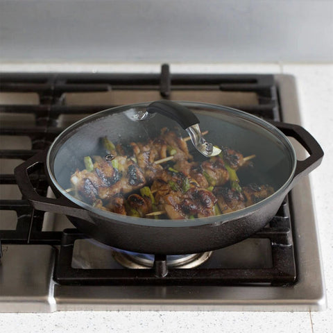WishDirect BPA-free dishwasher-safe lid simplifies cleanup after cooking