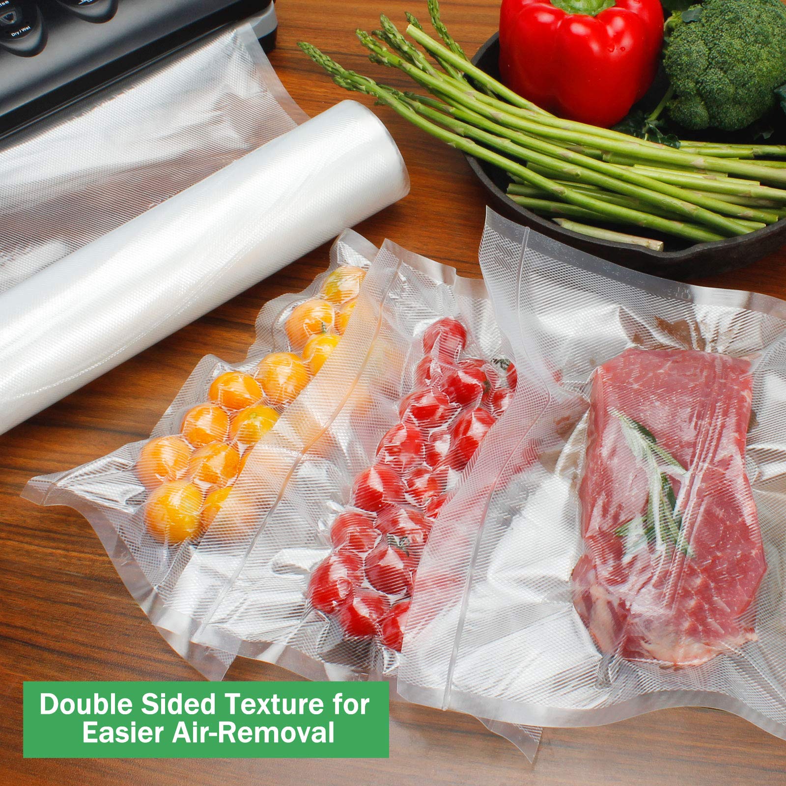 WishDirect sous vide ready rolls enable precise bag lengths for cooking.