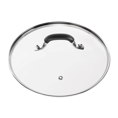 WishDirect tempered glass lid offers a clear view to monitor simmering meals