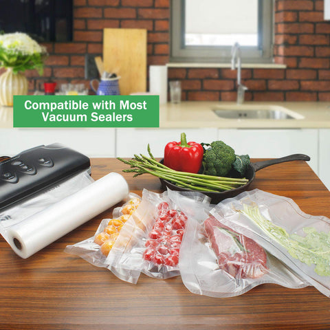 WishDirect two side embossed channel on roll aids air removal for airtight seals.