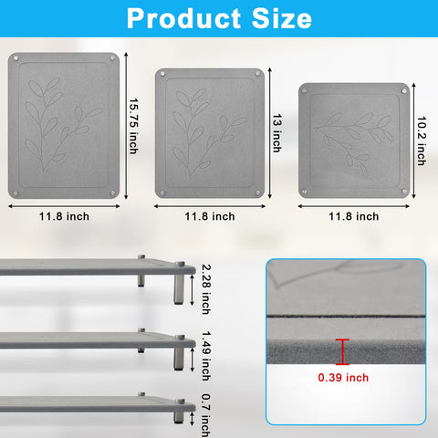 Wishfly multi-purpose drying mat suitable for bowls, cups, and utensils