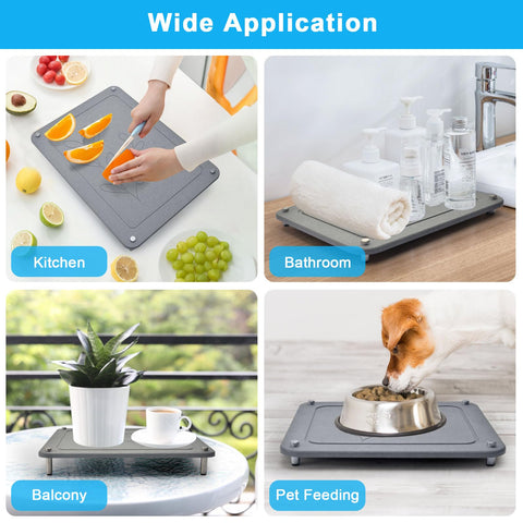 Wishfly nesting drying mat set saves space when nested