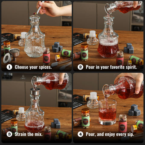 WishWeaver ice tongs for easy cocktail prep during infusion