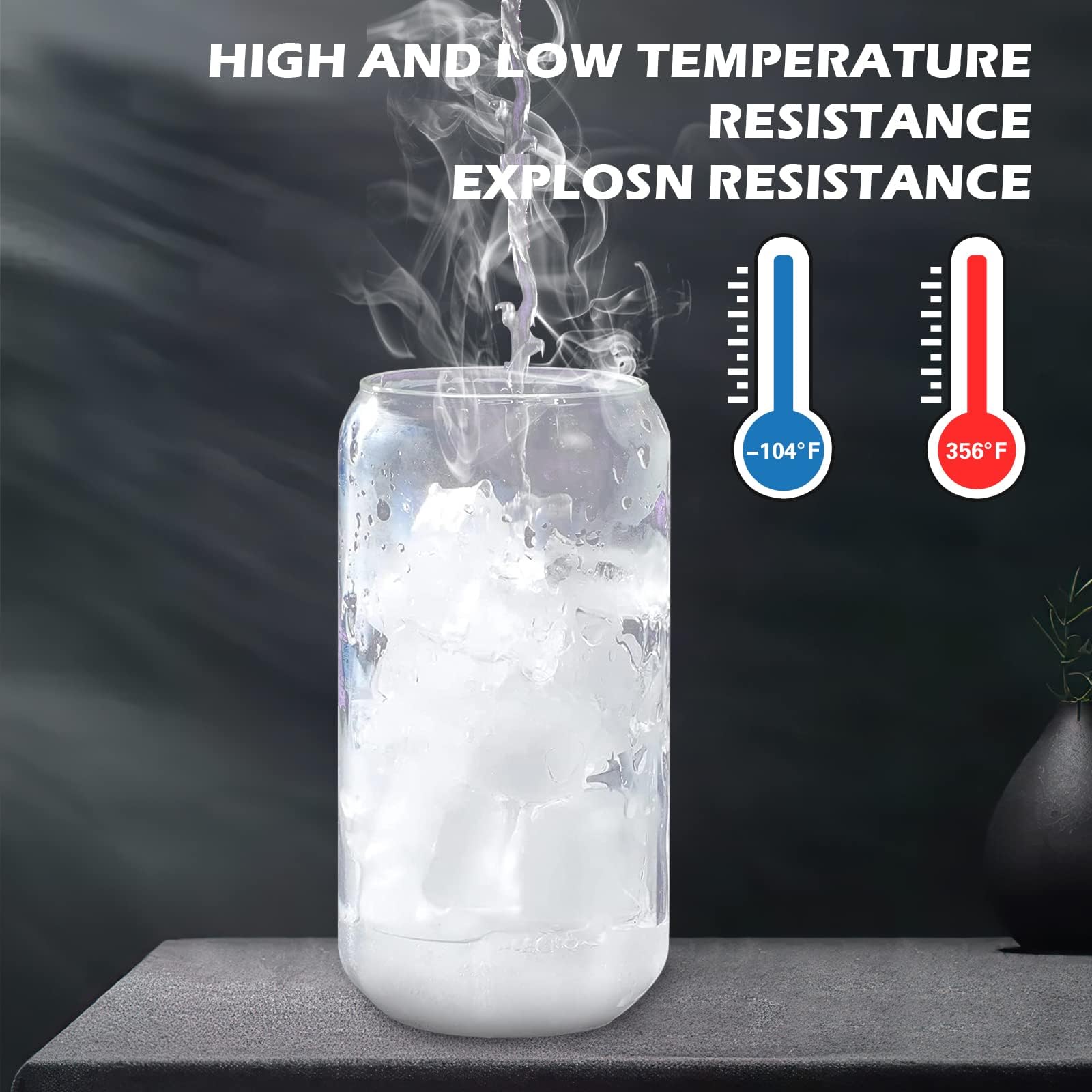 Wisimmall clear glass is dishwasher safe for easy cleaning.