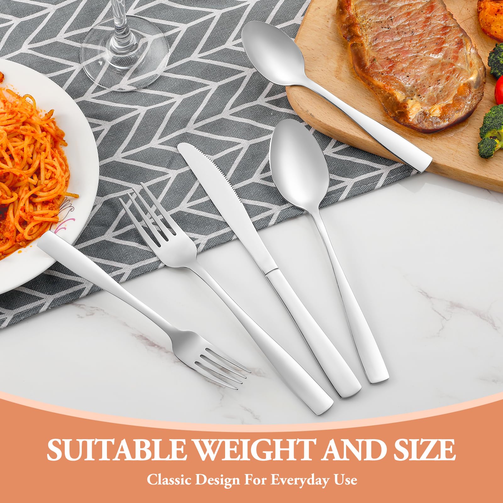 WISKEMA elegant tableware setup for versatile 4-person dining