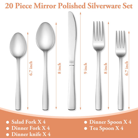 WISKEMA silverware closeup shows mirror polish and premium finish