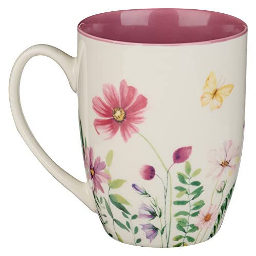 WITH LOVE mug showing inspirational script, a thoughtful gift for moms who love tea.