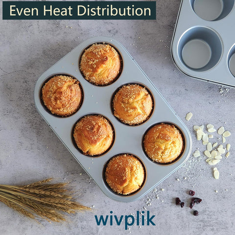 Wivplik easy-cleanup nonstick surface reduces cleanup time.