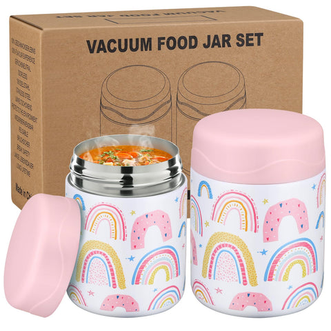Wiwens 12oz kid-friendly jar, front view, ideal for on-the-go meals