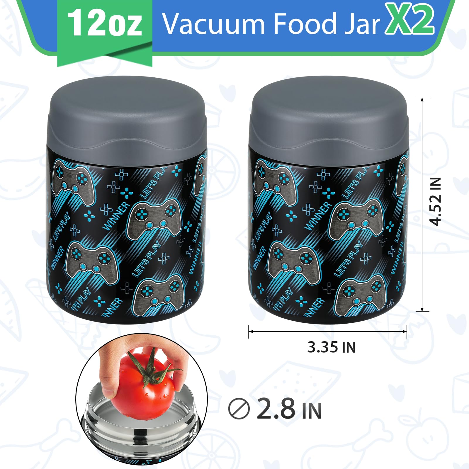 Wiwens kid-friendly 3D-pattern adds fun to lunchtime