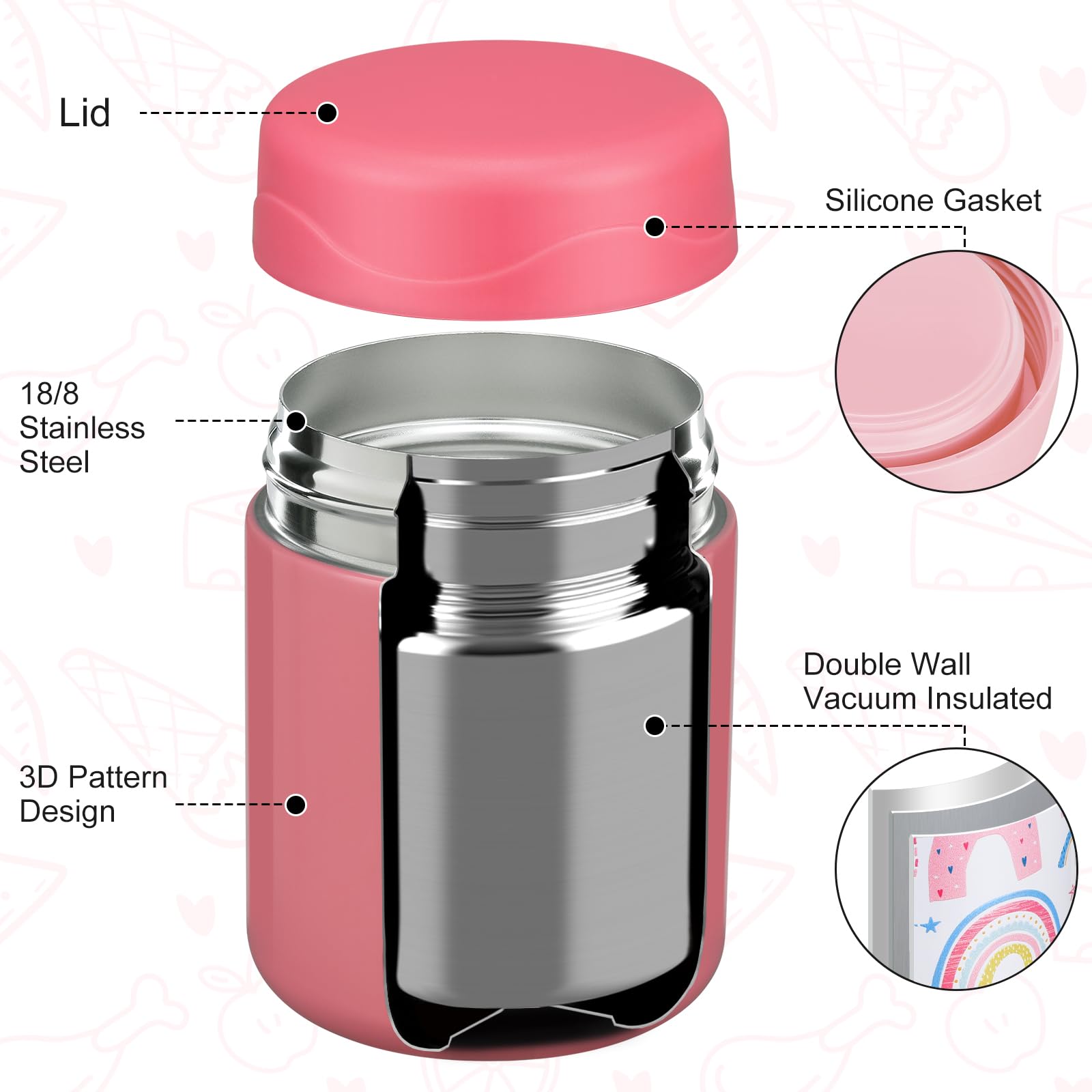 wiwens wide-mouth with open lid view for easy filling and cleaning