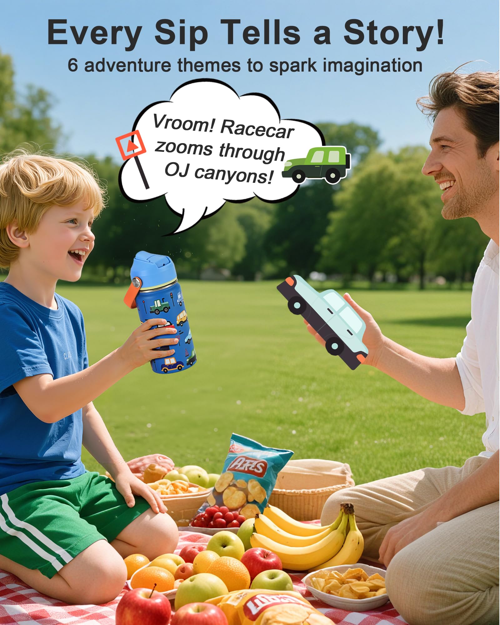 WixByti includes name tag and cleaning brush for school or daycare