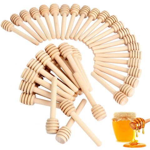 WixiTool 51-pcs honey sticks dipper for easy party decor and serving