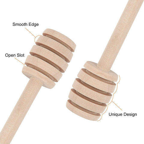 WixiTool small honey stirrer stick ideal for jars and tastings