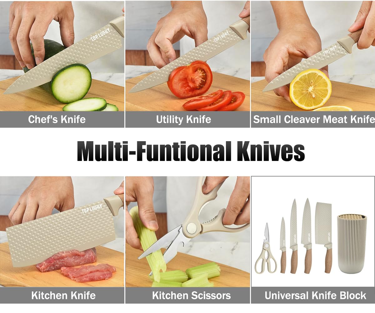 Wiztoynia 10-inch chef's knife with ergonomic handle for comfortable use