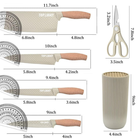Wiztoynia 8-inch cleaver meat knife slices through meat smoothly