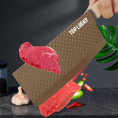 Wiztoynia coffee 8-inch cleaver handles meat and tougher cuts with ease