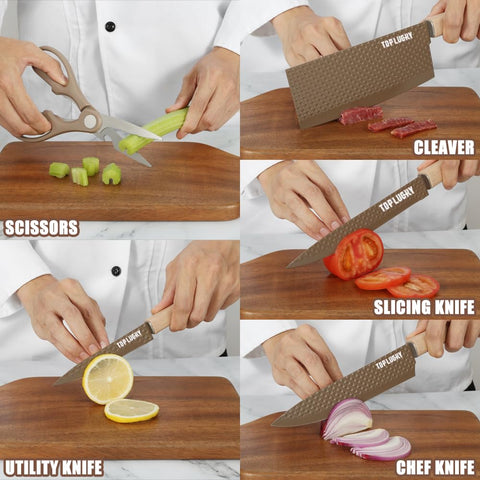 Wiztoynia coffee 9-inch utility knife versatile for fruits, vegetables, and more