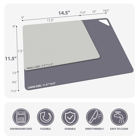 WK large and small boards offer versatile surfaces for meat, vegetables, and fruit.