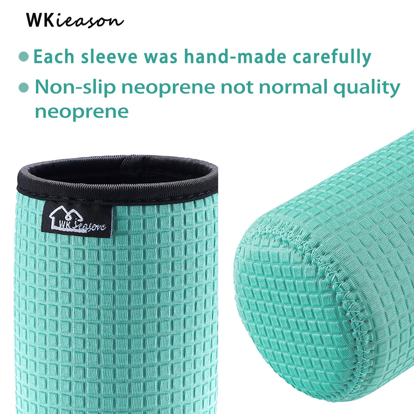 WK IEASON cool mint 12oz sleeve securely fits cans and reduces condensation