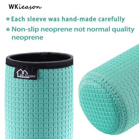 WK IEASON cool mint 12oz sleeve securely fits cans and reduces condensation