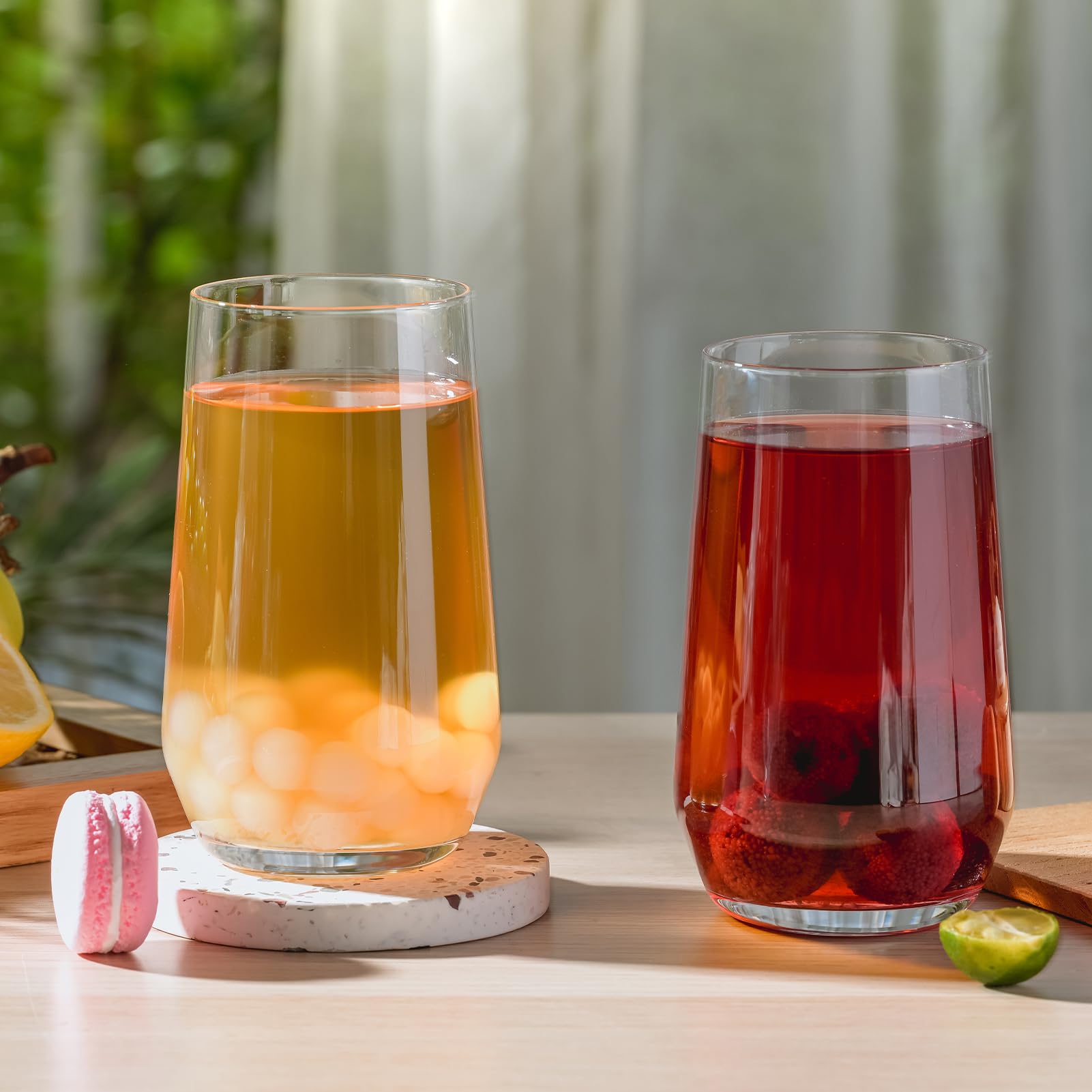 Wlasss elegant tableware that enhances presentation and ambience.