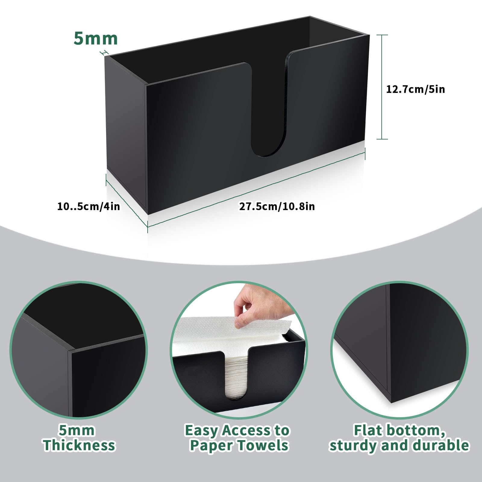 Wltotuay multifold towel dispenser accepts Z-, C-, and MultiFold towels