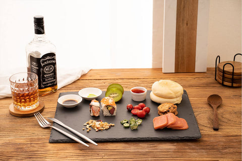 WLWNWFT housewarming slate serving plate ideal for gatherings