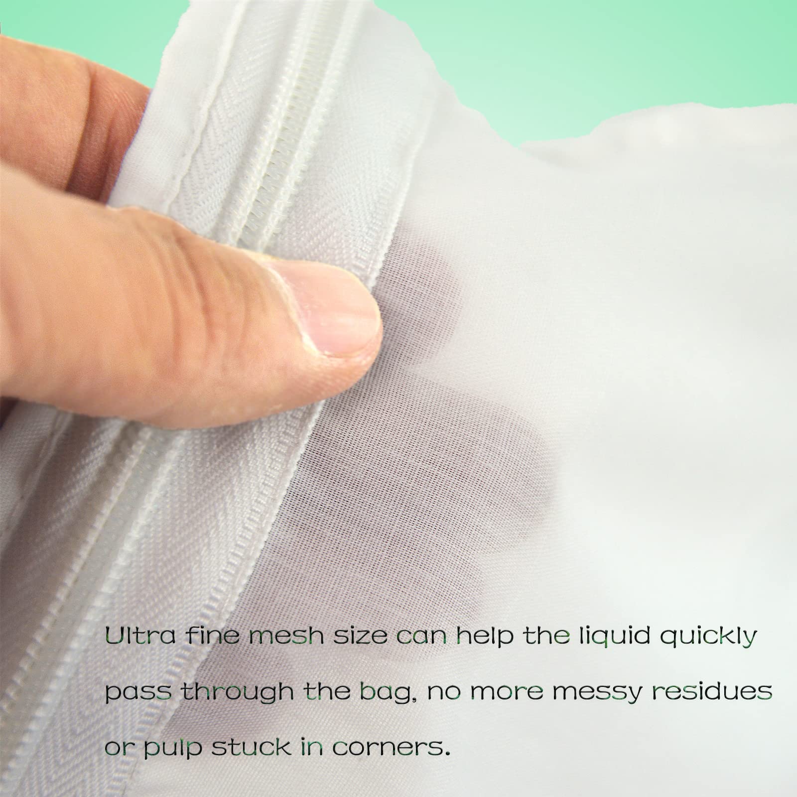 WMKGG ultra fine mesh strainer handle detail shows reinforced durability