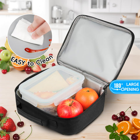 WOBAGMEN game-pad print lunch box is compact for school lunches.