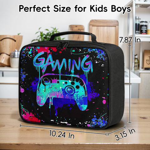 WOBAGMEN lunch bag’s waterproof exterior shields contents from spills.