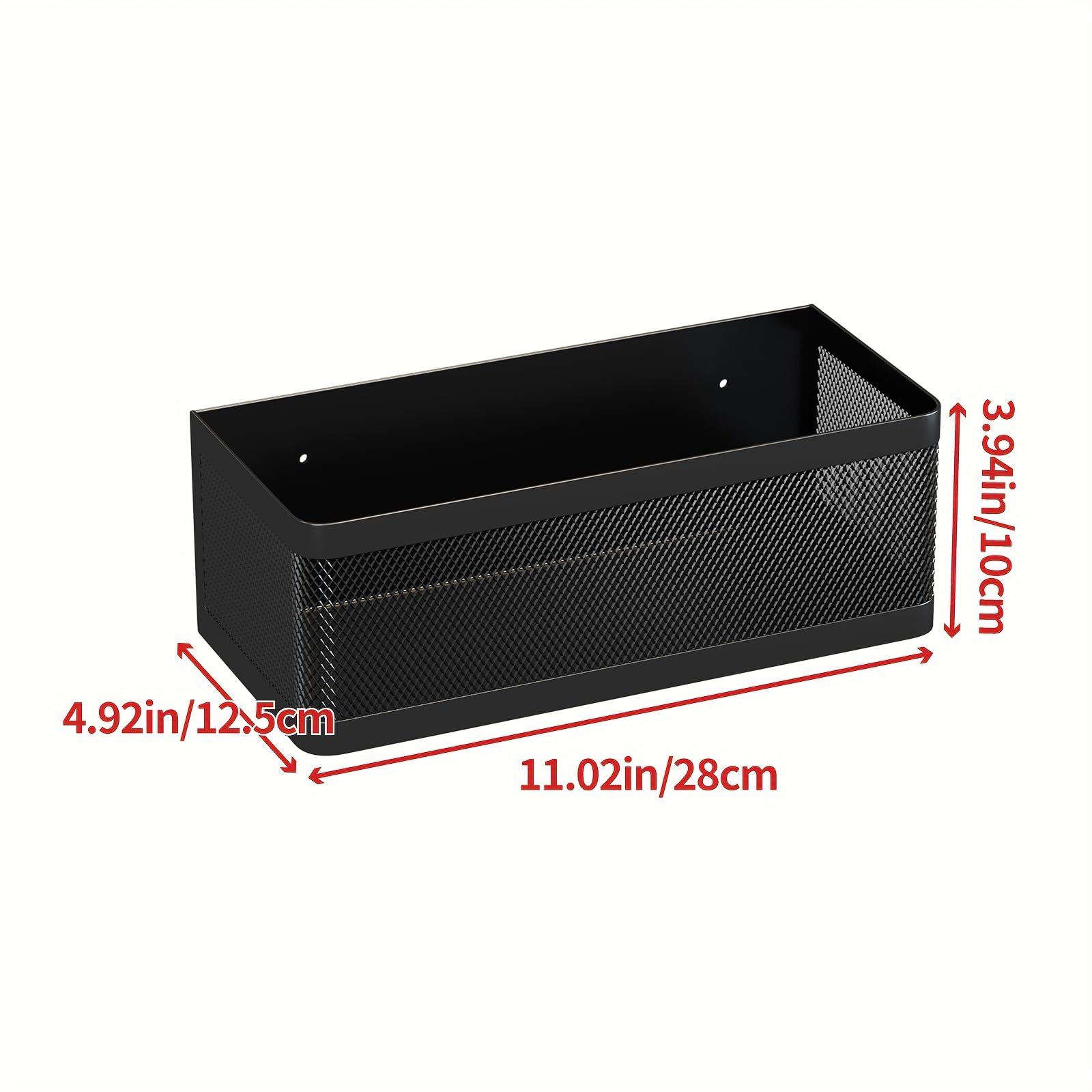 WOCHUANGSI magnetic shelf fridge back view showing strong grip.