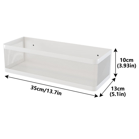 WOCHUANGSI magnetic fridge shelf storing spices and oils within reach