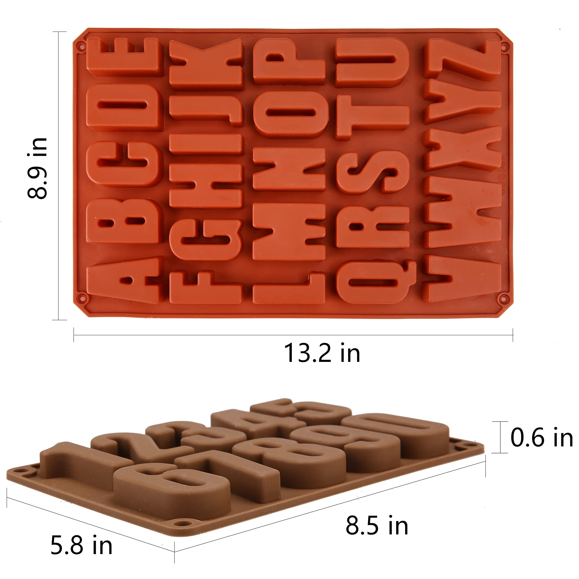 Wocuz flexible silicone mold offers easy release for quick cleanup and reuse.