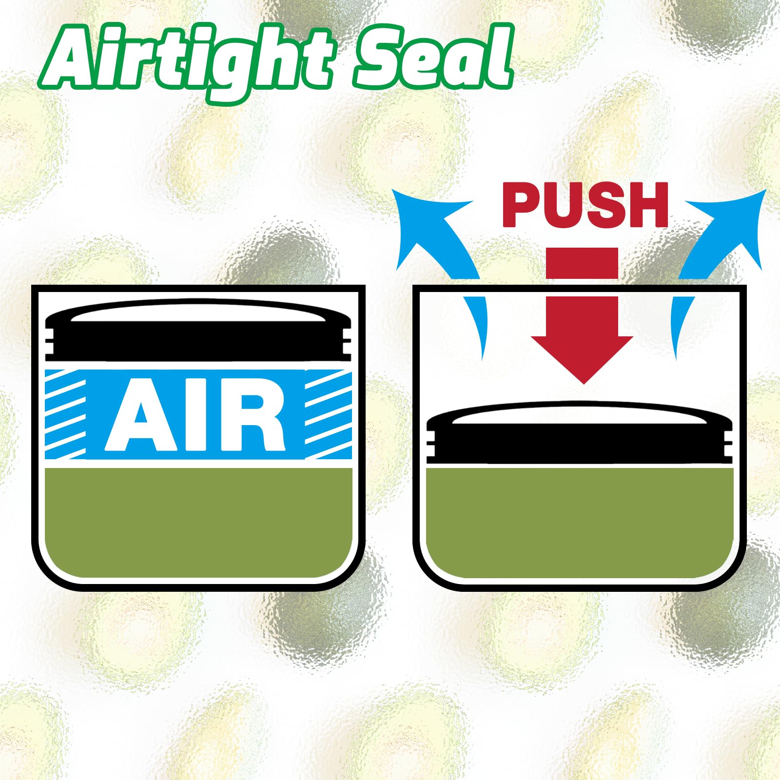 Cleaning sponge helps quick, thorough washing after use.