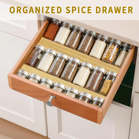 WodGod tilted design helps locate seasonings at a glance