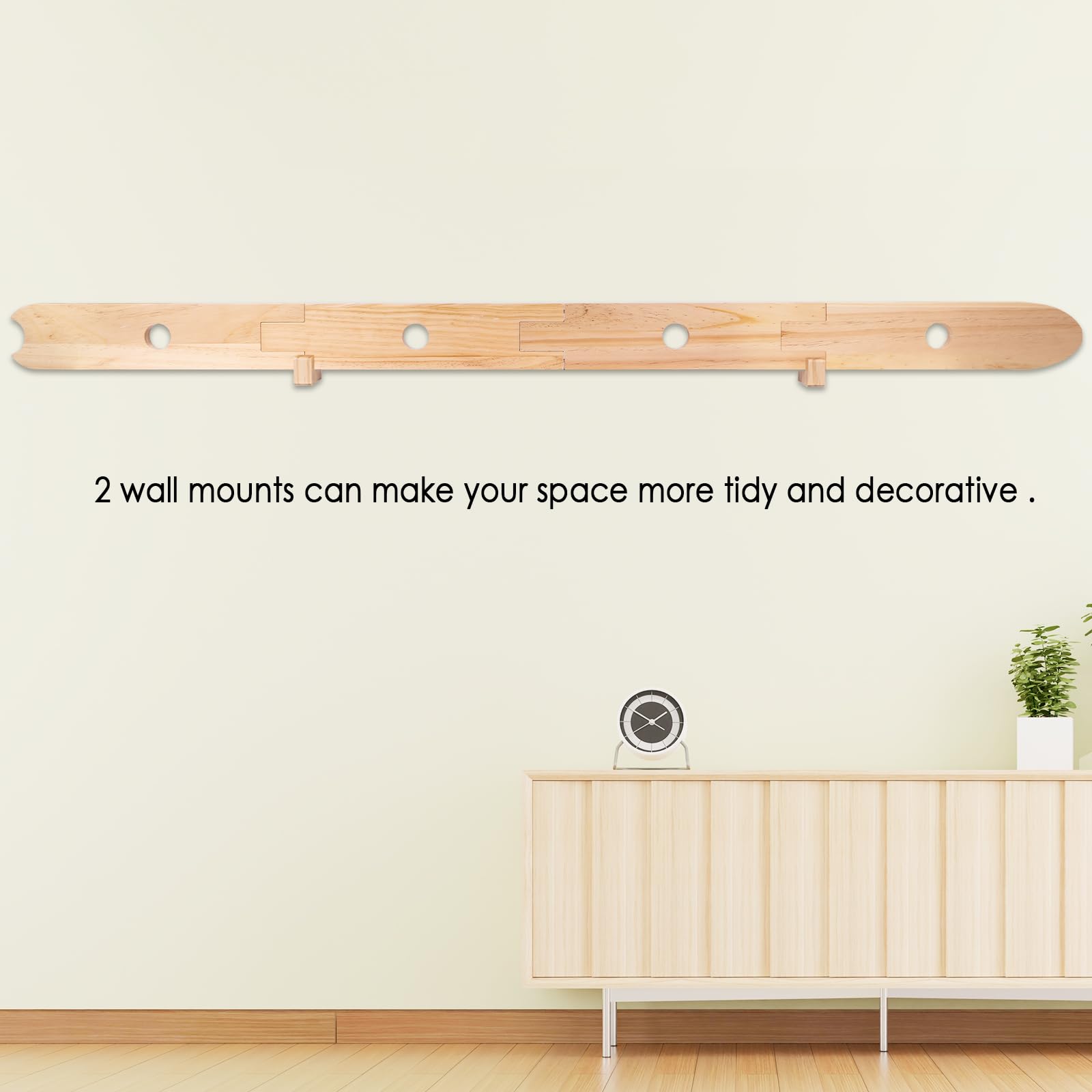 WodGod wall mounts and marker included for quick setup