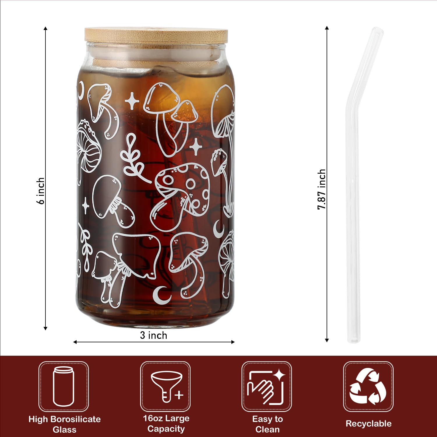WODOHOLO bamboo lid with silicone seal for secure beverage coverage