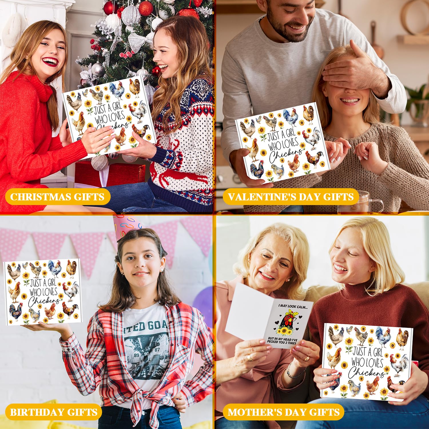 WOFIROY gift box and card simplify gifting for chicken lovers