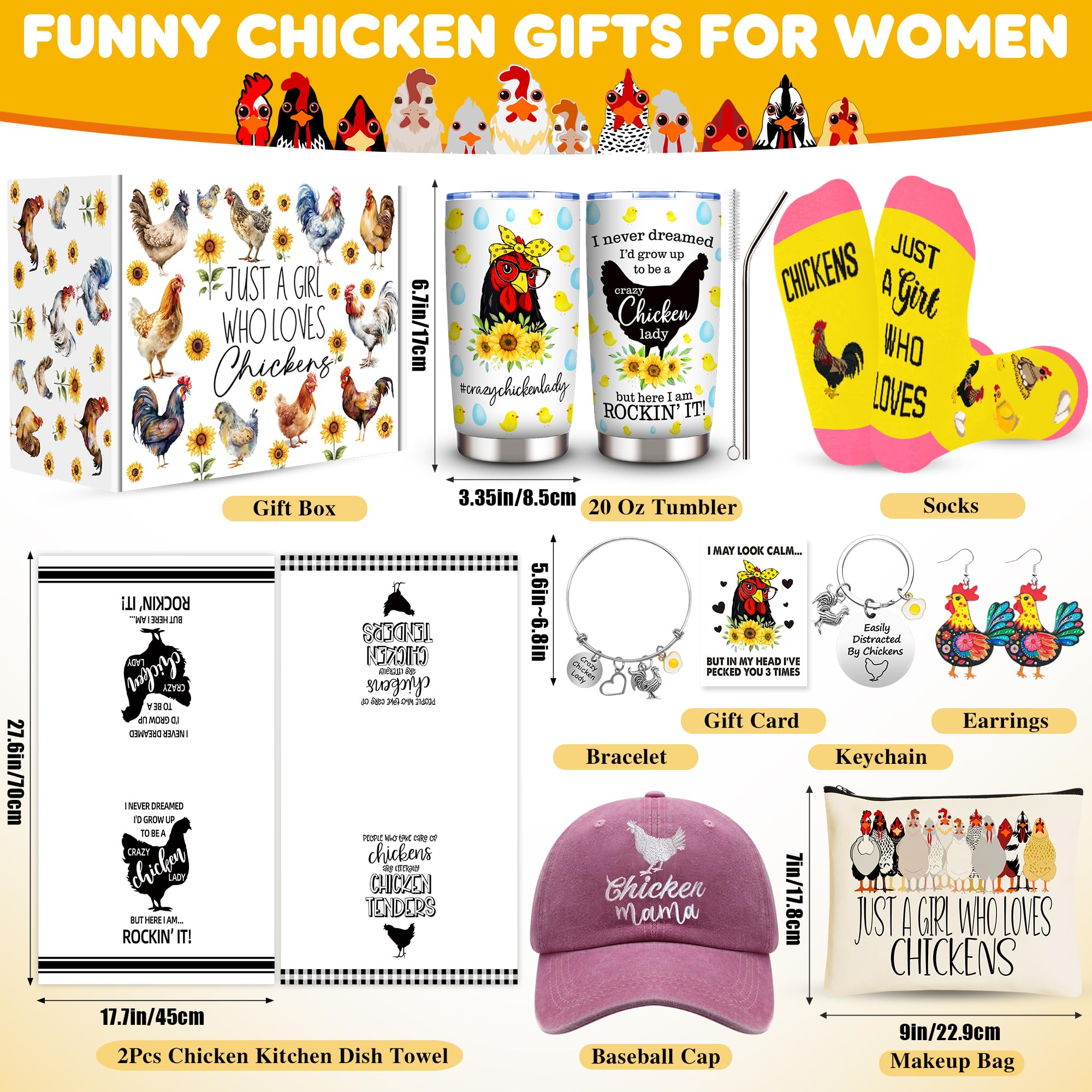 WOFIROY chicken mama cap adds shade and farm-style flair
