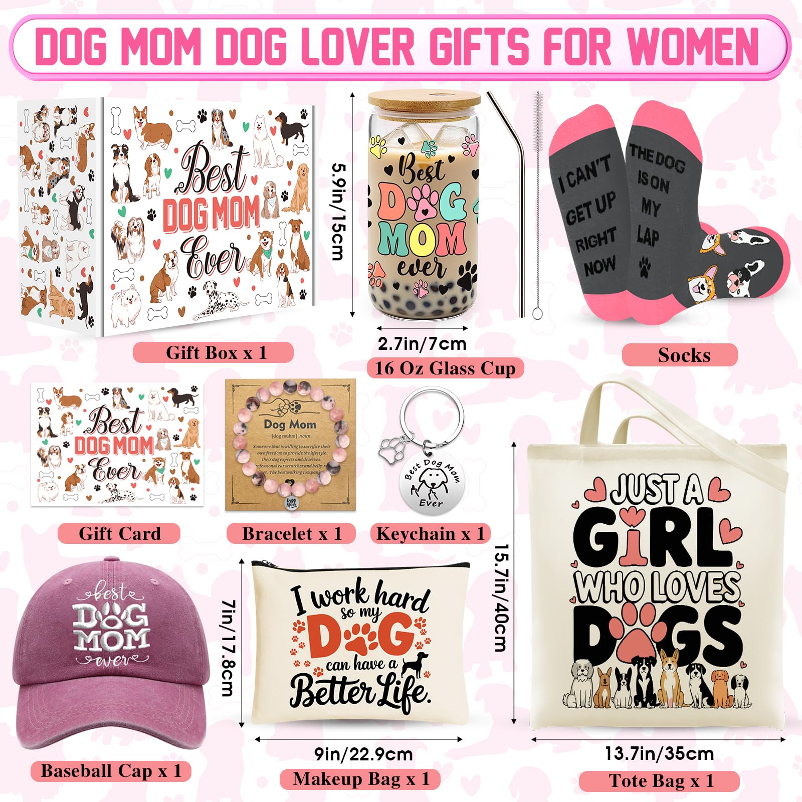 WOFIROY dog mom baseball cap for sunny walks
