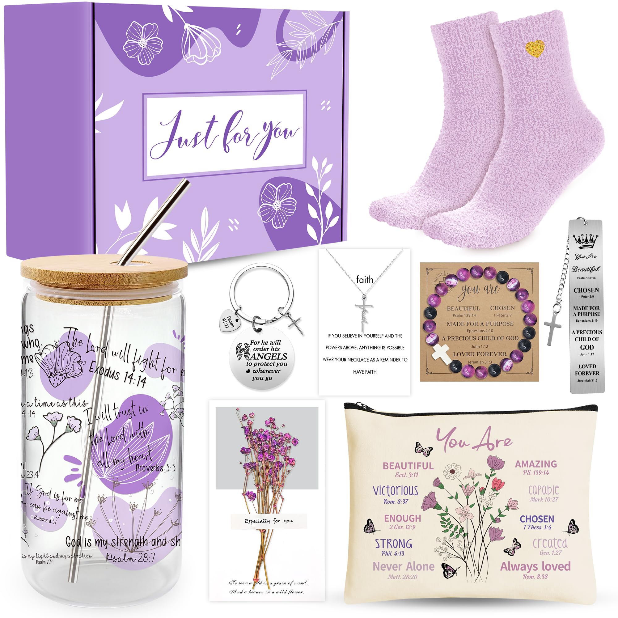 WOFIROY Just-for-you gift box presents a thoughtful Catholic gift for her.