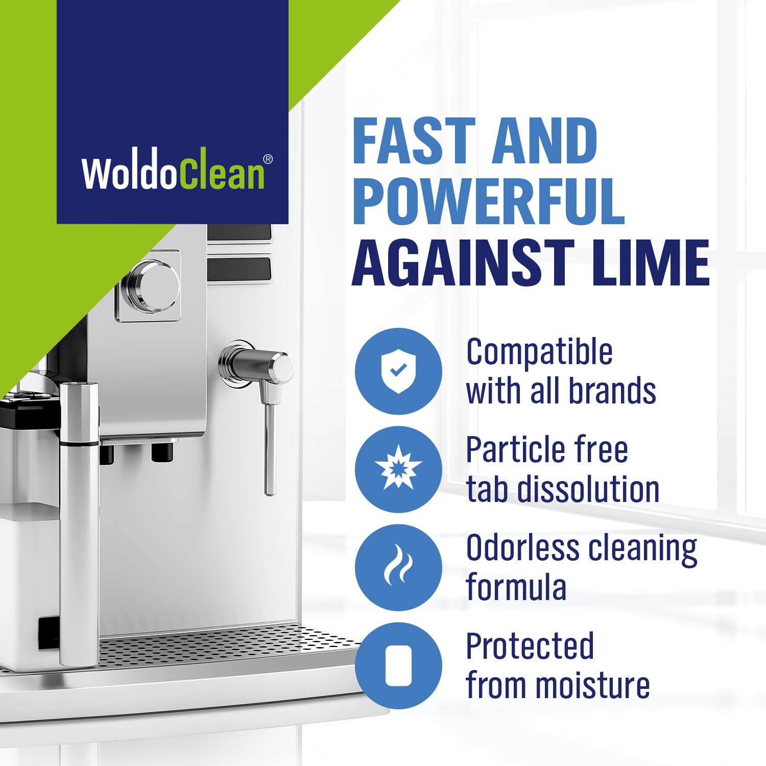 Descaler protects heating elements and extends machine life