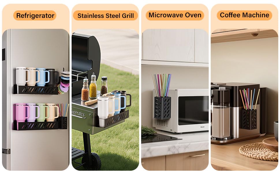 Wolera 2-Pack Straw storage organizes multiple straws for quick use.