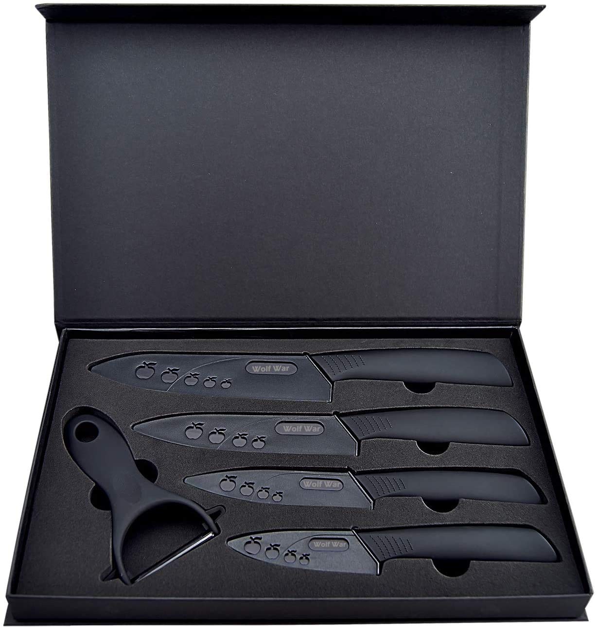 Wolf War knife sheath set protects blades during storage