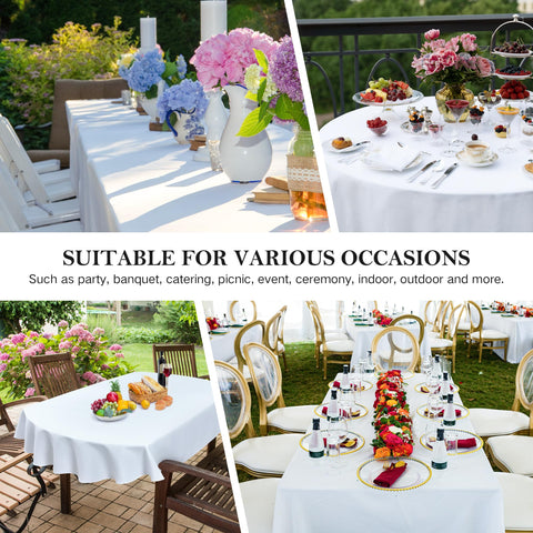 Wolkemer tablecloth suitable for events and banquets, adding a cohesive look.