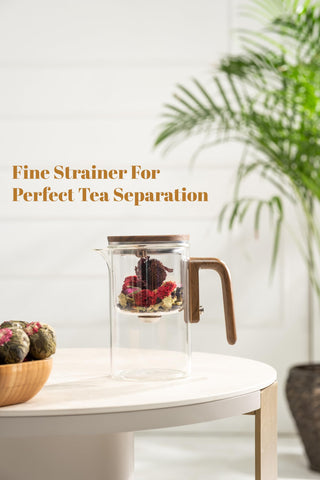 Gift-ready packaging with writable card for tea lovers.