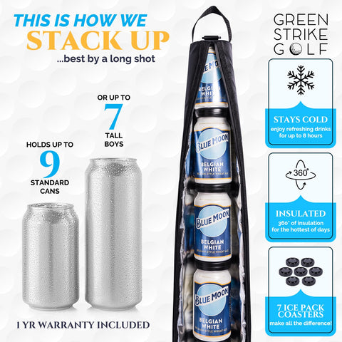 WOLVIO XL leakproof zipper keeps contents dry and prevents spills on the cart
