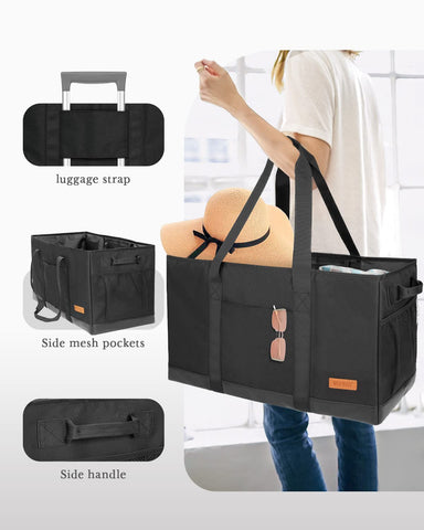 WONDAY collapsible storage keeps the bag compact when not in use.