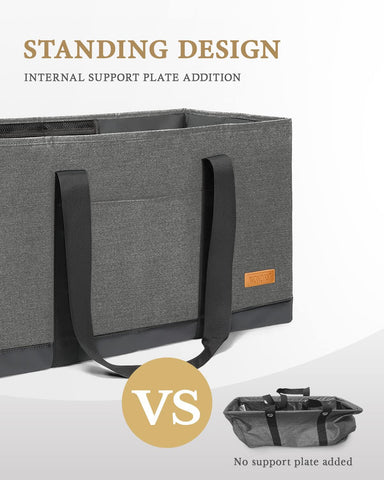 WONDAY collapsible-design tote ready for compact storage at home